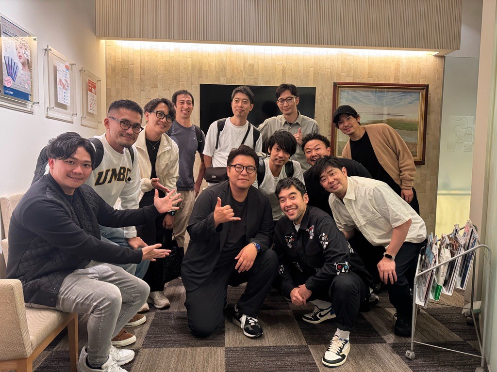 橋口歯科赤坂で開催されたE×N×Fに参加した歯科医師による集合写真