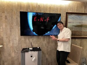 橋口歯科赤坂ガーデンシティで行われたE×N×F症例検討会でのプレゼンテーション